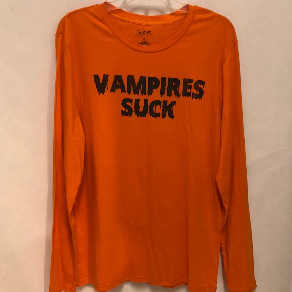 NWT “VAMPIRES SUCK” Long Sleeve Graphic Tee